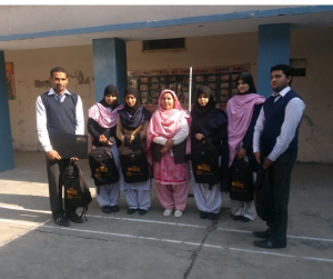 Students of Matriculation Received Laptop from BISE Gujranwala for securing positions in session 2014-15