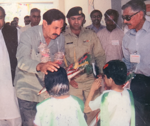 Khalid Maqbool (Lt.G),  Governor Punjab Visiting NID